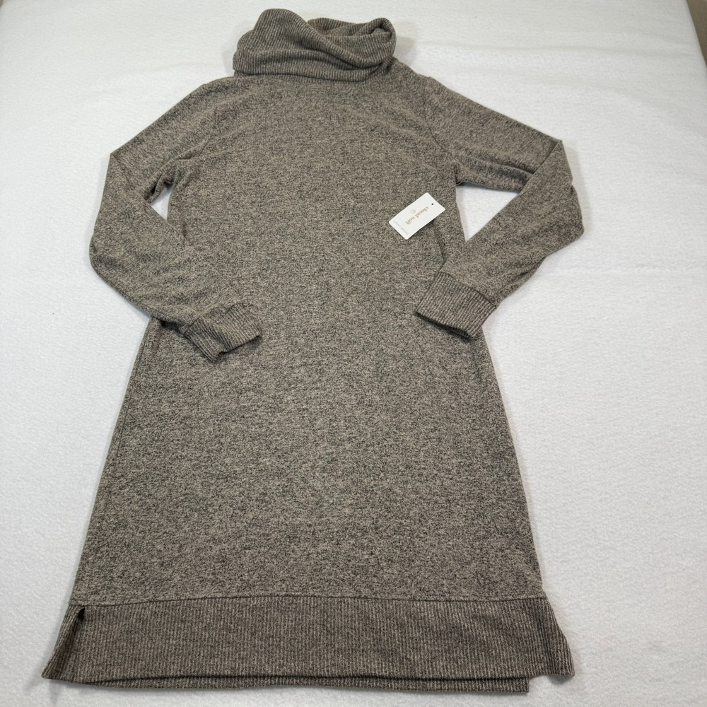 Lucky Brand Cloud Soft Long Sweater Women Medium Turtle Neck‎ NEW $89
